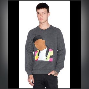 Eleven Paris Bresh SW Pullover in Dark Grey Chine